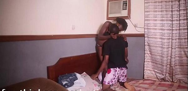  Nigerian School boy fucking his brothers wife before exam day